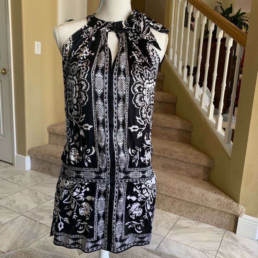 White House Black Market Silk Tunic